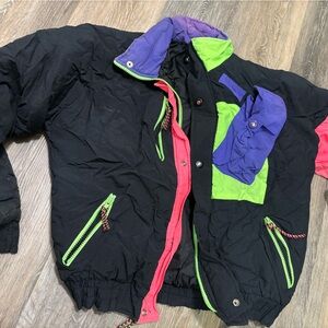 Men medium vintage ski jacket